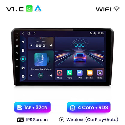 Junsun Car Stereo For Dodge RAM 1500 2013-2019 Intelligent System Wireless Carplay Android Auto GPS Navigation WiFi 4G DSP SWC