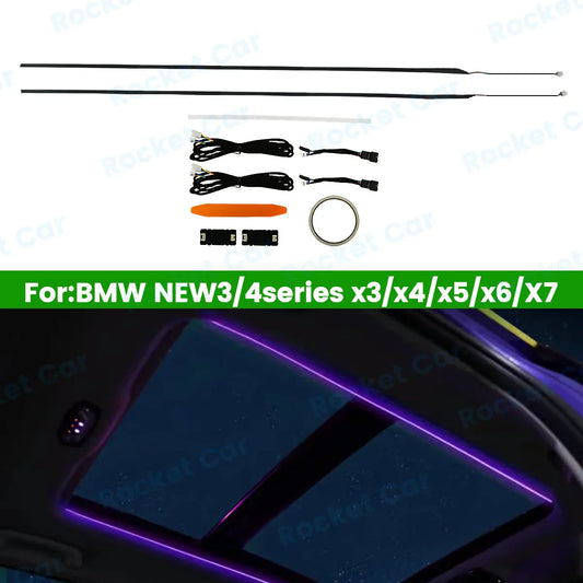 11 Colours Roof Panoramic Skylight Ambient Lights Refit For BMW G20 G30 G01 G05 3/5 Series X3 X4 X5 X6 X7 Car LED Sunroof Light
