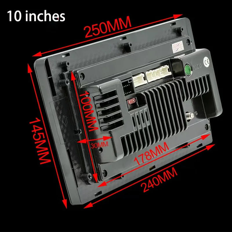 10" 6+128G For 2007-2017 Jeep Wrangler JK Dodge chrysler Car Stereo Radio Apple Carplay Android 13 FM AM BT Head Unit