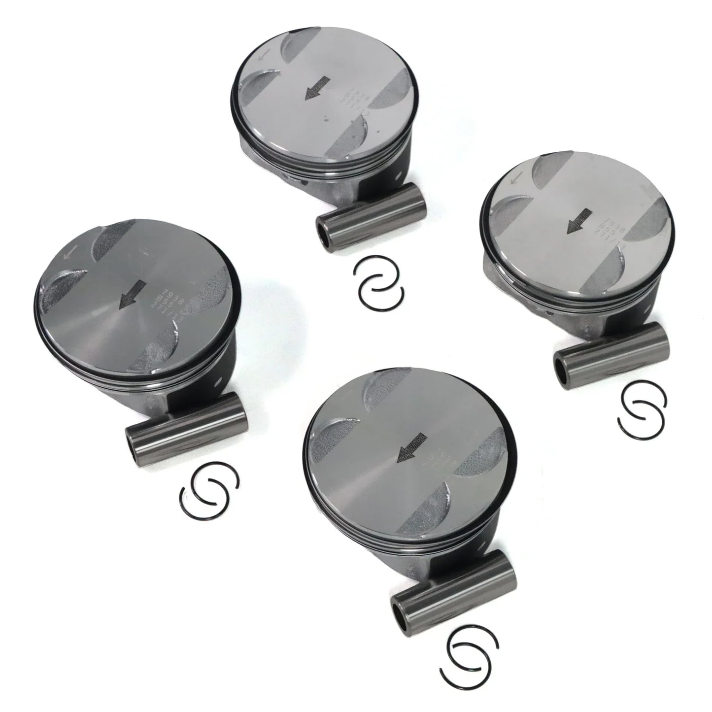 4Pcs Engine Piston & Rings Kit 12578324 12578326 12593744 12603910 12608531 for Chevy Captiva Cobalt Equinox HHR Impala 2.4L