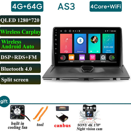 Car Radio Carplay For Peugeot Expert 2 For Citroen Jumpy For Fiat Scudo For Toyota Proace 2007-2017 Navigation GPS Android Auto