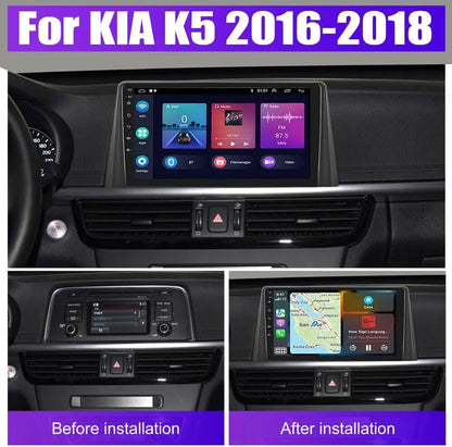 Carplay/Android Auto 10" Screen Android 13 Automobile Music Player Bluetooth Navigation Car Player Radio for Kia K5 2016-2018