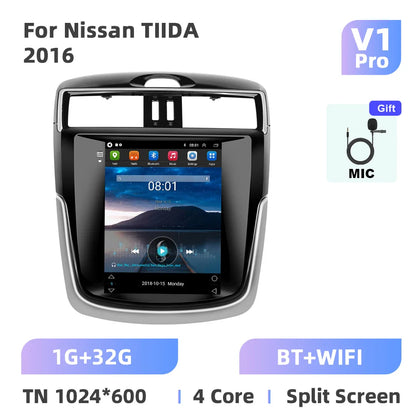 Podofo 8+128G 9.7''Car Radio For Nissan TIIDA 2016 Multimedia Player Carplay Android Auto 8Core WIFI&4G GPS Navigation Car Audio