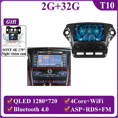 Autostereo 14 For Ford Mondeo MK4 2007-2014 Car Multimedia Video Player GPS Navigation Radio Android 13 Auto Carplay No 2Din DVD