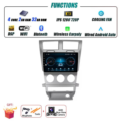 Car Radio Carplay For Dodge Avenger JS 2007 - 2010 For Dodge Nitro 2006 - 2011 Navigation GPS Android Auto Multimedia Player BT