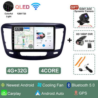 For Chrysler 200 200C 2015 - 2019 Android 14 Radio Video Player Car Autoradio Multimedia Screen Stereo Carplay Navigation