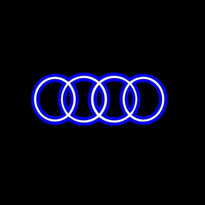 2X HD Led Car Door Logo Projector Welcome Light For Audi A3 A4 B8 8P 8V A6 C7 A5 Q5 B7 B6 S LINE QUTTRO RS Q3 SQ5 Q7 S3 S4 S5 S6
