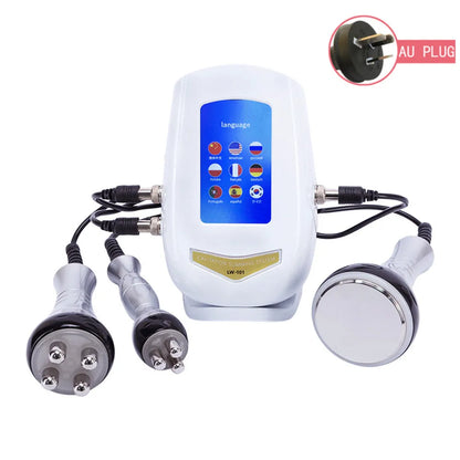 3 in 1 40K vacuum Ultrasonic Cavitation system Machine RF Face Lifting Device Eye Massager Weight Loss Machine fat burner
