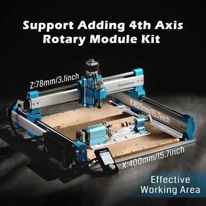 CNC Router Machine 4040-PRO for Woodworking Metal Acrylic Cutting Milling GRBL Control Lead Screw Driven 3Axis Engraving Machine power tools