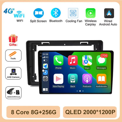 Car radio Android Auto Wireless Carplay For Citroen C2 C3 2001 2002 2003 - 2010 Multimedia Player GPS Navigation 4G Touch Screen