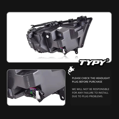 TYPY Car Lights For Dodge RAM1500 Headlight 2019-2021 LED Projetor head Lamp Daytime Running Light Automotive Accessories