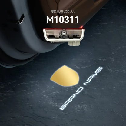 2pcs Car Door Light Customized Icon For Cayenne Macan 911 Boxster 718 Taycan Panamera HD Laser Led Welcome Lamp Accessories