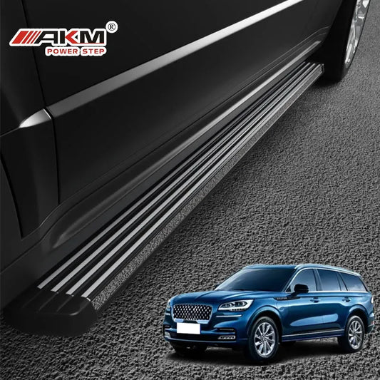 New Arrival Quick shipment Wholesale Auto Body Modification Parts SUV Side Step Car Black Running Board FOR 2020 Lincoln Aviator