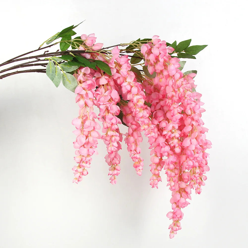 120cm artificiel Abler géant glycine longues Branches fleurs mariage décor à la maison salon toile de fond Arrangement fleur sus