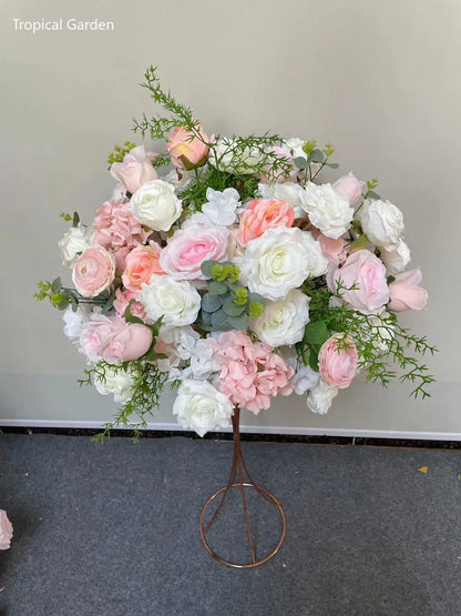 Customzied Size Artificial Flower Ball Wedding Decoration Table Centerpieces Road Lead Flower Ball Floral Arrangement Event Prop