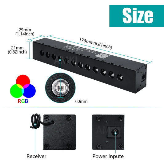 9W 12Holes RGBW Meteor Car Starry Sky Bluetooth APP RF Control Car Roof star Shooting Star effect Fiber Optic Light