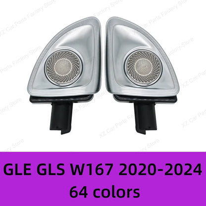 64 Colors 4D rotating Tweeter Speaker Ambient Light For Mercedes-Benz 4D Speaker W213 W205 W206 W223 W222 X254 C/E/S-Class Car
