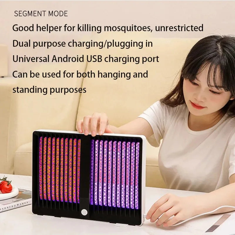Rechargeable home and commercial anti-electric shock silent mosquito repellent lamp safe for pregnant women and babies