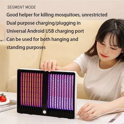 Rechargeable home and commercial anti-electric shock silent mosquito repellent lamp safe for pregnant women and babies