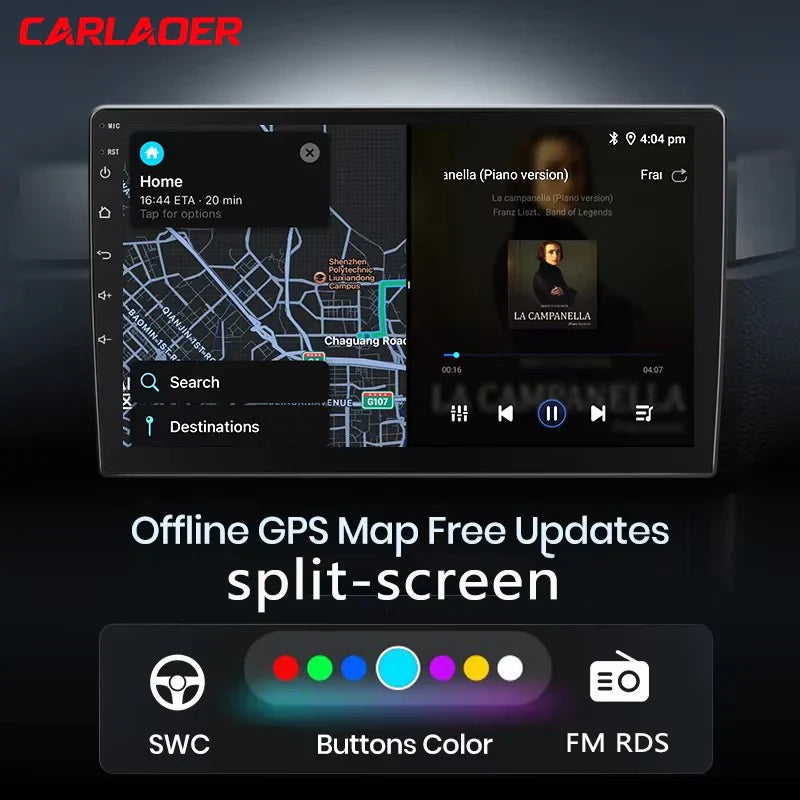 2 din Car play Android Radio Multimedia 7 9 10 inch CarPlay Android 13 Auto  stereo receiver Player 2DIN GPS 4G 64G