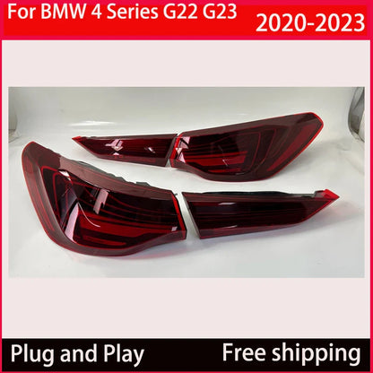Taillight Assembly LED Dynamic Tail Light For  2020-2023 BMW 4 Series G22 G23 G26 G82 M4 CSL brake light DRL signal turn signal