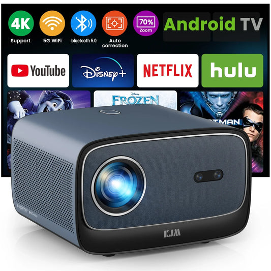 2025 4K UHD Projector Android Smart WiFi BT5.0 32G Native1080P Full HD JBL Dolby Audio Home Theater Movie Projector for Netflix
