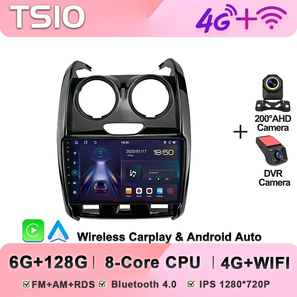 Car Multimedia Player For Renault Duster 2015 - 2021 For LADA Largus 2021 Automotive Multimedia Mirror Link Intelligent System
