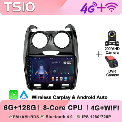 Car Multimedia Player For Renault Duster 2015 - 2021 For LADA Largus 2021 Automotive Multimedia Mirror Link Intelligent System