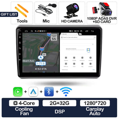 Android 15 Car Radio For Dodge Dart 2012 - 2016 BT Head Unit 4G WIFI Qualcomm GPS NAVI 2DIN Multimedia Video Player QLED LTE 5G