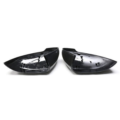 For Volkswagen VW 2015+ CC Passat B8 Real Carbon Fiber Side Rearview Mirror Cover Replacement GTI Lane assist R-Line Touring