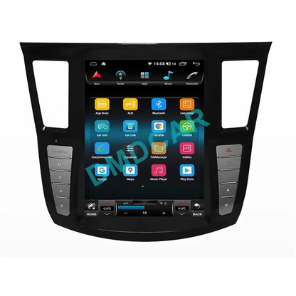 12.1" Tesla Style Vertical Screen Android 12 GPS Navigation Wireless Carpla Video Player For Infiniti JX35 2013-2020y Blue-tooth