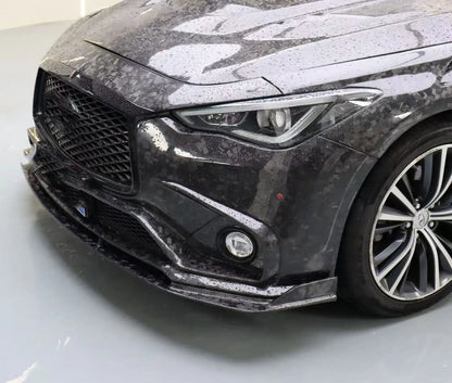 MRD Q60 Carbon Fiber Body Kits for Infiniti Q60 Carbon Hood Bumper Front Lip Fender Spoiler Trunk Diffuser
