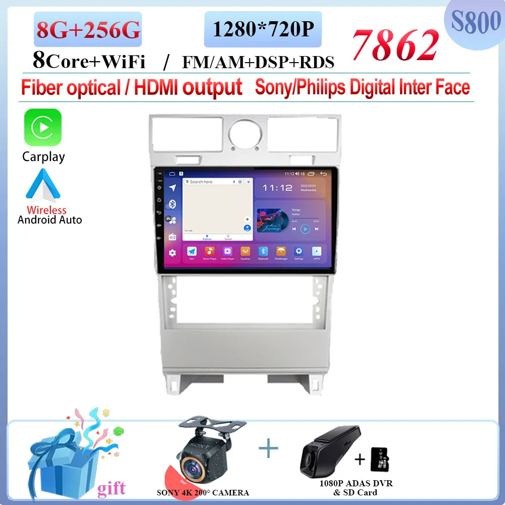 7862 Car Android 14 For Lincoln Navigator 2003 - 2009 Carplay Autoradio Multimedia Video Player Navigation GPS Auto No 2din DVD