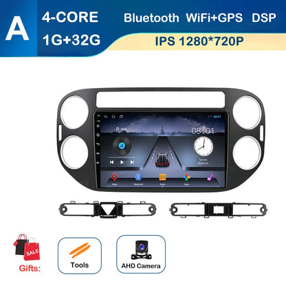 for VW Volkswagen Tiguan 1 NF 2006 - 2016 Car Multimedia Radio Player Android OS GPS Navigation Wireless CarPlay 4G Cooling Fan