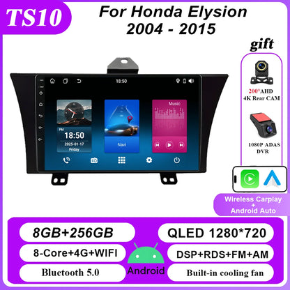 Android Car DVD Carplay Android Auto For Honda Elysion 2004 - 2014 2015 Auto Radio Stereo GPS Navigation Multimidia Player 2din