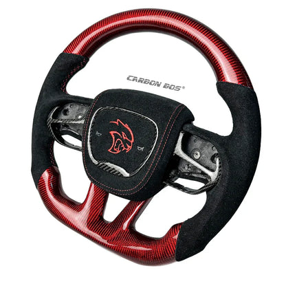 Upgraded Custom Carbon Fiber Steering Wheel for Dodge Challenger/Charger SRT HELLCAT 2012-2020 Cars