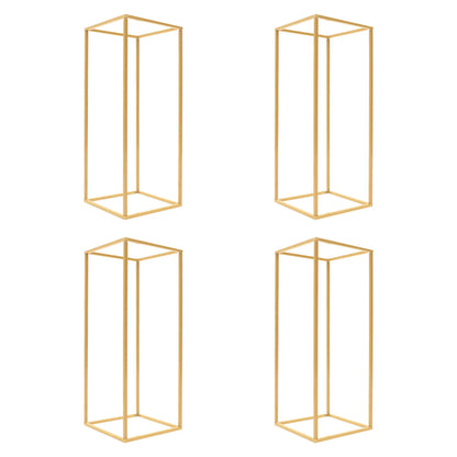 4-Piece Wedding Flower Stand Set – Durable Metal Vase Holder for Centerpieces, Balloons, and Party Decorations