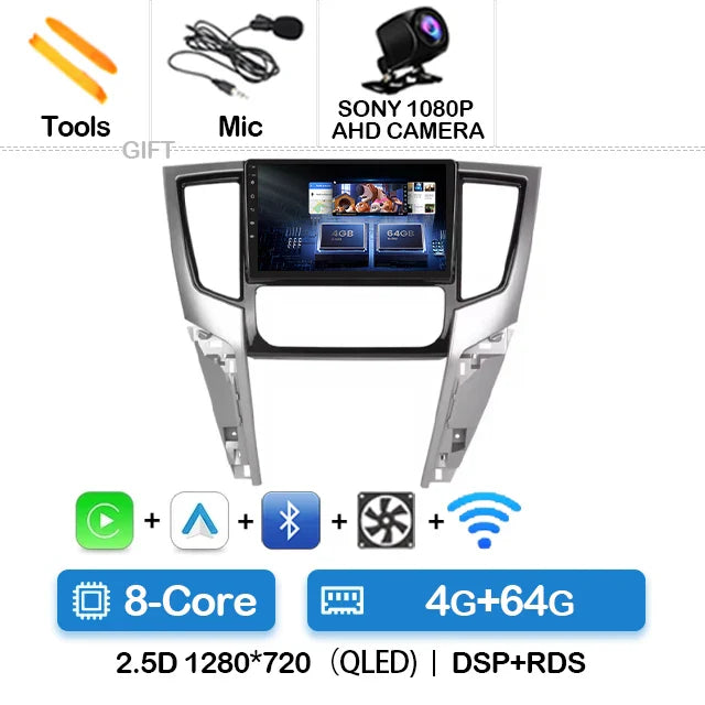 Android 14 Car Radio For Mitsubishi L200 5 2018 - 2021 Multimedia Video Player 4G WIFI Wireless Carplay Auto Head Unit QLED 2DIN