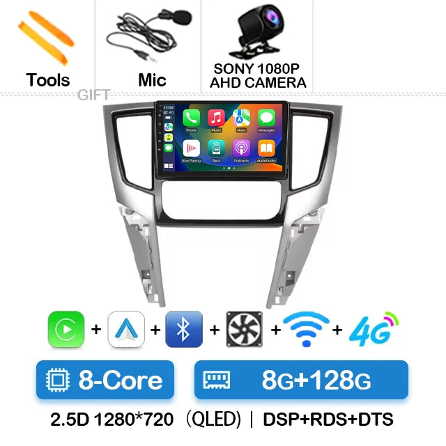 Android 14 Car Radio For Mitsubishi L200 5 2018 - 2021 Multimedia Video Player 4G WIFI Wireless Carplay Auto Head Unit QLED 2DIN