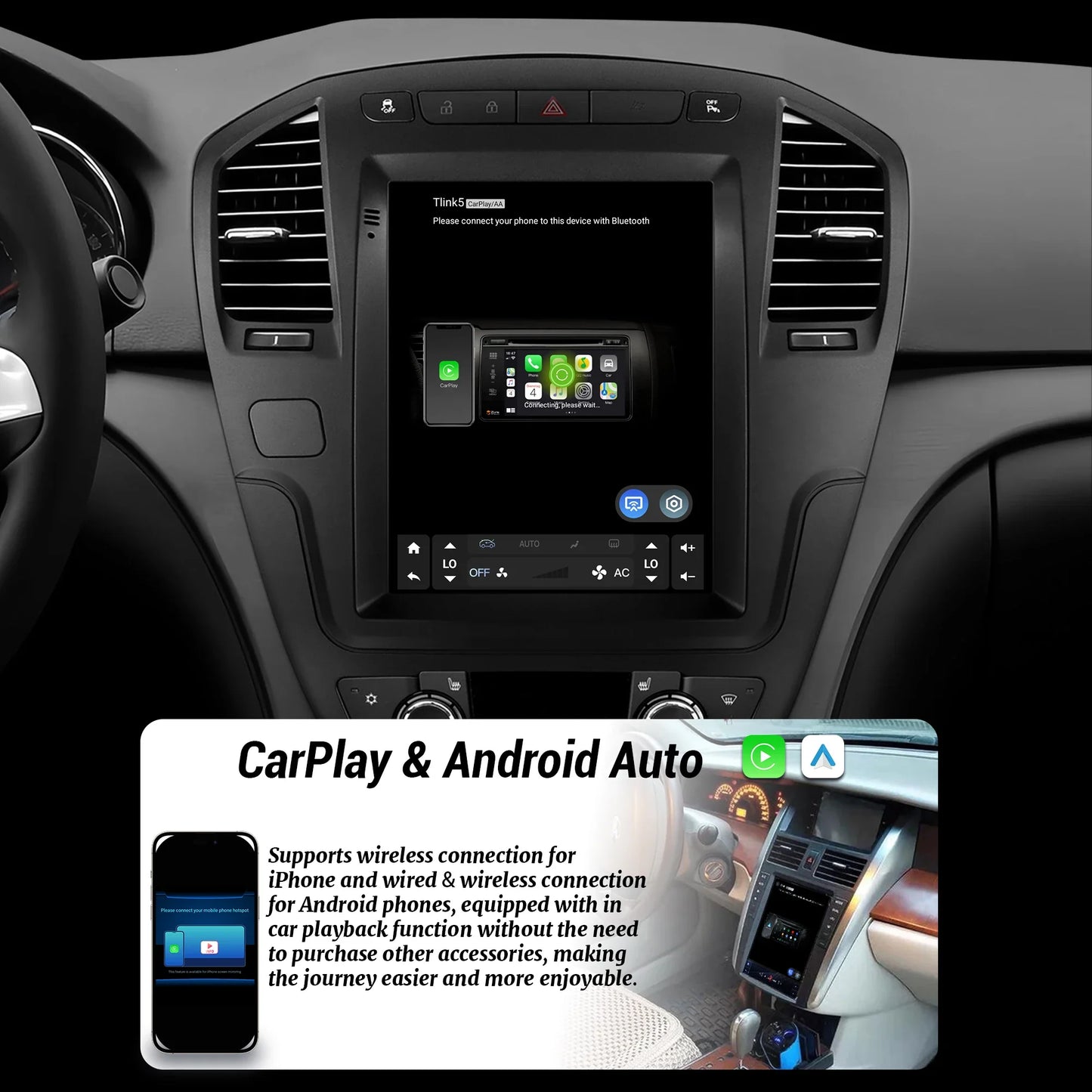 9.7″Android 14 For Renault Koleos Megane 4 Samsung SM6 Talisman 2017-2019 Wireless Apple BT Carplay Car Radio Multimedia