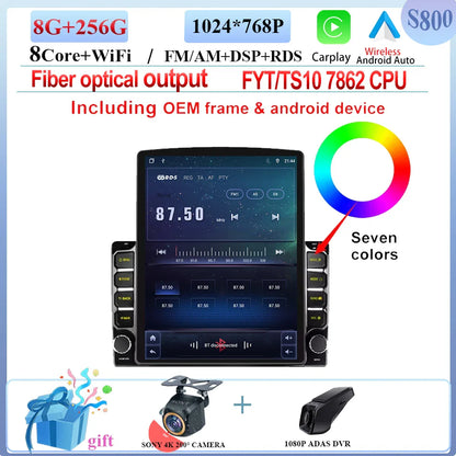 Android Auto For Toyota Hiace H200 2010 - 2018 RHD Multimedia Player Wireless Carplay GPS Navigation 5G WIFI 2din