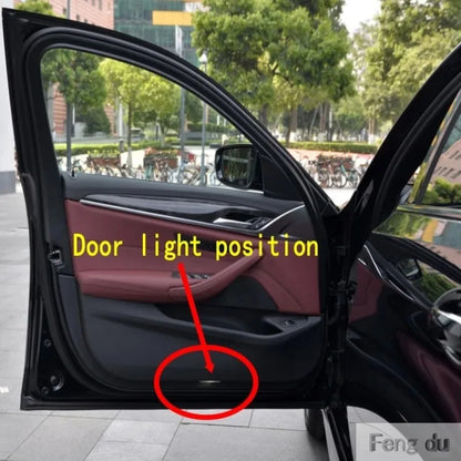 2pcs For LAMBORGHINI URUS AVENTADOR HURACAN GALLARDO Car HD No Fading LED Door Welcome Light Projector Ghost Shadow Light