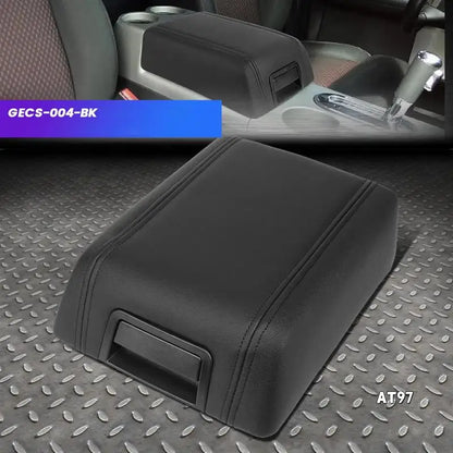 Car Center Console Armrest Lid Cover GECS-004-BK For Ford F-150 F150 Lincoln Mark LT 2004-2008 Arm Rest Latch Box