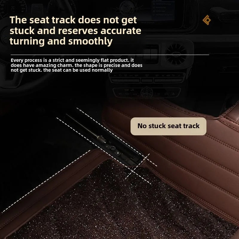 Customized car specific foot mats, double layered carpets for all models, new starry sky carpet accessories