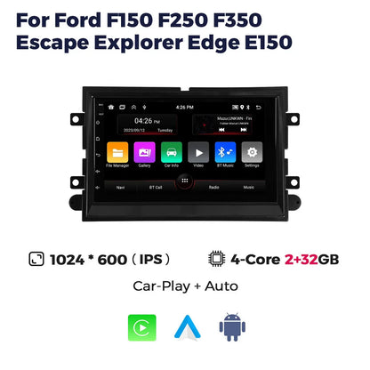 MEKEDE Android 13 2 Din GPS Multimedia Player For Ford 500 F150 Explorer Edge Escape Sport Lincoln Expedition Mustang Car Radio