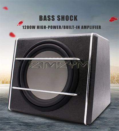 Subwoofer Para Coche 12 Inch Car Audio Modified Bass Box 12v Active High-Power 1200W Car Subwoofer Amplificado