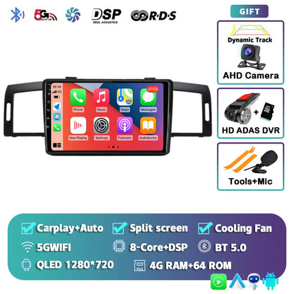 Android 14 Car Radio Multimedia Player For Infiniti M35 2003-2010 NISSAN FUGA 2005-2010 Auto Carplay Car Stereo wifi+4G Ai voice