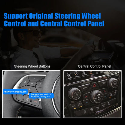 2025 Wireless CarPlay Activated for Jeep Grand Cherokee Android Auto Interface Upgrade Retrofit Mirroring Multimedia Navigation