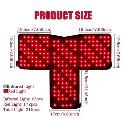 Red&Infrared Light Hair Growth Cap LED Red Light Therapy Cap For Hair Growth For Hair Loss Promote Hair Fast Regrow Care Hat