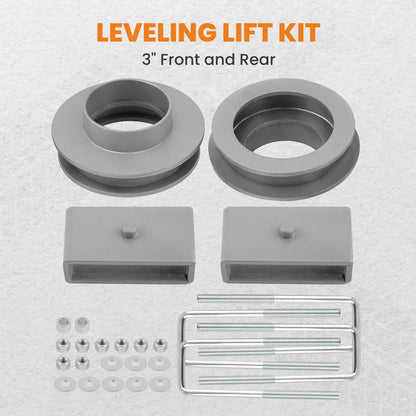 3" Front and 3" Rear Lift Kit For Chevrolet Silverado 1500 2WD 6-Lug 1999-2006